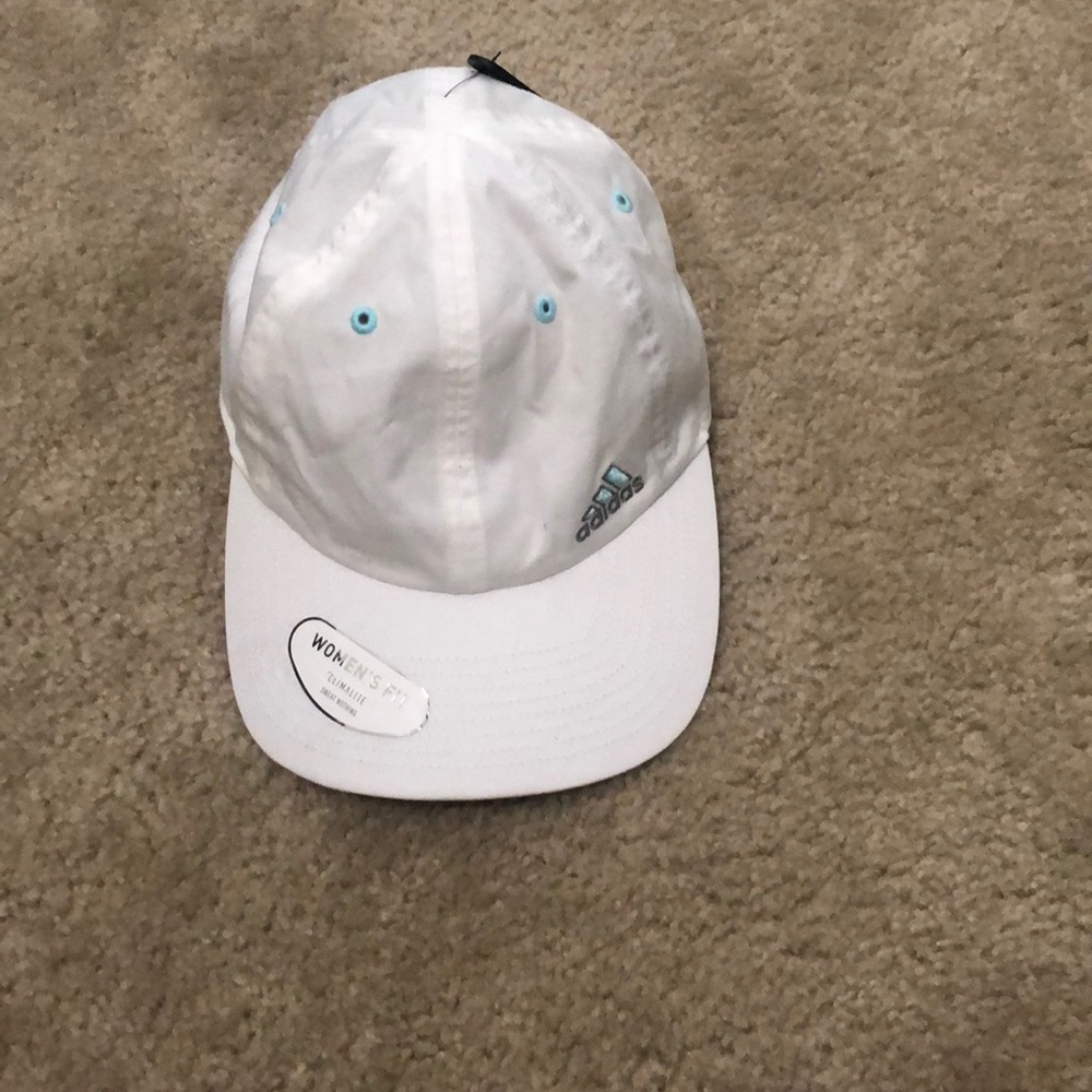 Adidas white active hat